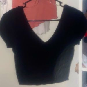 target cropped v-neck short sleeve shirt!! BRAND NEW